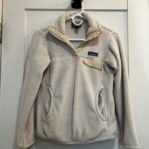 Patagonia Cream Fleece Pullover